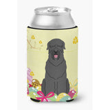 Caroline'S Treasures Easter Eggs Black Russian Terrier Can Or Bottle Hugger, Can Hugger, Multicolor