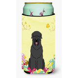 Caroline'S Treasures Easter Eggs Black Russian Terrier Tall Boy Beverage Insulator Hugger, Multicolor