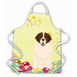 Caroline'S Treasures Easter Eggs Moscow Watchdog Apron, Large, Multicolor