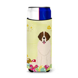 Caroline'S Treasures Easter Eggs Moscow Watchdog Michelob Ultra Hugger For Slim Cans, Slim Can, Multicolor