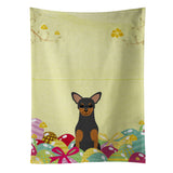 Caroline'S Treasures Easter Eggs Manchester Terrier Kitchen Towel, Multicolor, 25 X 15