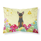 Easter Eggs Manchester Terrier Fabric Standard Pillowcase