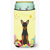 Caroline'S Treasures Easter Eggs Manchester Terrier Tall Boy Beverage Insulator Hugger, Multicolor