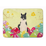 Caroline'S Treasures Easter Eggs Russo-European Laika Spitz Machine Washable Memory Foam Mat Doormats, Multicolor