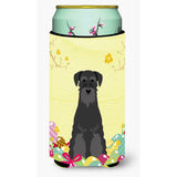 Caroline'S Treasures Easter Standard Schnauzer Black Tall Boy Beverage Insulator Hugger, Multicolor