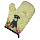 Caroline'S Treasures Easter Eggs Standard Schnauzer Salt And Pepper Oven Mitt, Multicolor, 12 X 8.5