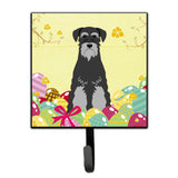 Caroline'S Treasures Eggs Easter Standard Schnauzer Black Grey Wall Hook, Small, Multicolor