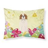 Easter Eggs Saint Bernard Fabric Standard Pillowcase