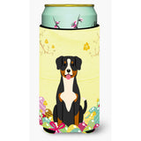 Caroline'S Treasures Easter Eggs Entlebucher Tall Boy Beverage Insulator Hugger, Multicolor