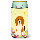 Caroline'S Treasures Easter Eggs Beagle Tricolor Tall Boy Beverage Insulator Hugger, Multicolor