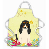 Caroline'S Treasures Easter Eggs Swiss Hound Apron, Large, Multicolor
