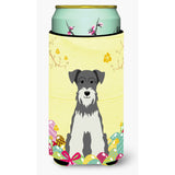 Caroline'S Treasures Easter Schanuzer Salt & Pepper Tall Boy Beverage Insulator Hugger, Multicolor