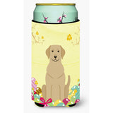Caroline'S Treasures Easter Eggs Yellow Labrador Tall Boy Beverage Insulator Hugger, Multicolor