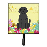 Caroline'S Treasures Easter Eggs Black Labrador Wall Hook, Small, Multicolor