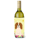 Caroline'S Treasures Bb6058Literk Easter Eggs Cavalier Spaniel Wine Bottle Beverage Insulator Hugger, 750Ml, Multicolor