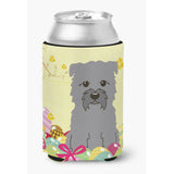 Caroline'S Treasures Easter Eggs Glen Of Imal Grey Can Or Bottle Hugger, Can Hugger, Multicolor