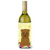 Caroline'S Treasures Bb6060Literk Easter Eggs Glen Of Imal Tan Wine Bottle Beverage Insulator Hugger, 750Ml, Multicolor