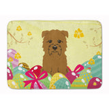 Caroline'S Treasures Easter Eggs Glen Of Imal Tan Machine Washable Memory Foam Mat Doormats, Multicolor