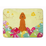 Caroline'S Treasures Easter Eggs Irish Setter Machine Washable Memory Foam Mat Doormats, Multicolor