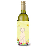 Caroline'S Treasures Bb6065Literk Easter Eggs Irish Wolfhound Wine Bottle Beverage Insulator Hugger, 750Ml, Multicolor