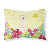 Easter Eggs Irish Wolfhound Fabric Standard Pillowcase