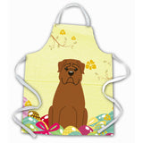 Caroline'S Treasures Easter Eggs Dogue De Bourdeaux Apron, Large, Multicolor