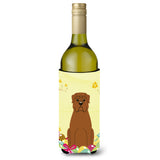 Caroline'S Treasures Bb6073Literk Easter Eggs Dogue De Boudreaux Wine Bottle Beverage Insulator Hugger, 750Ml, Multicolor
