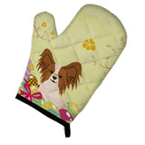 Caroline'S Treasures Easter Eggs Papillon Red White Oven Mitt, Multicolor, 12 X 8.5