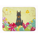 Caroline'S Treasures Easter Eggs Beauce Shepherd Dog Machine Washable Memory Foam Mat Doormats, Multicolor
