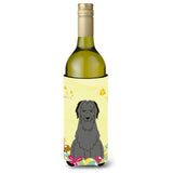 Caroline'S Treasures Bb6081Literk Easter Eggs Briard Black Wine Bottle Beverage Insulator Hugger, 750Ml, Multicolor
