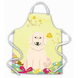 Caroline'S Treasures Easter Eggs Great Pyrenese Apron, Large, Multicolor