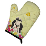 Caroline'S Treasures Easter Eggs Shih Tzu Black White Oven Mitt, Multicolor, 12 X 8.5