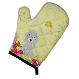 Caroline'S Treasures Easter Eggs Bedlington Terrier Blue Oven Mitt, Multicolor, 12 X 8.5