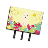 Caroline'S Treasures Easter Eggs Bedlington Terrier Sandy Leash Or Key Holder Hooks, Multicolor