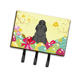 Caroline'S Treasures Easter Eggs Cocker Spaniel Black Leash Or Key Holder Hooks, Multicolor