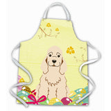 Caroline'S Treasures Easter Eggs Cocker Spaniel Buff Apron, Large, Multicolor