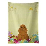 Caroline'S Treasures Easter Eggs Cocker Spaniel Red Kitchen Towel, Multicolor, 25 X 15