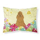 Easter Eggs Cocker Spaniel Red Fabric Standard Pillowcase