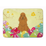 Caroline'S Treasures Easter Eggs Cocker Spaniel Red Machine Washable Memory Foam Mat Doormats, Multicolor