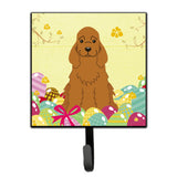 Caroline'S Treasures Easter Eggs Cocker Spaniel Red Wall Hook, Small, Multicolor