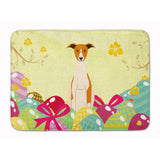 Caroline'S Treasures Easter Eggs Whippet Machine Washable Memory Foam Mat Doormats, Multicolor