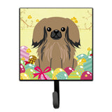 Caroline'S Treasures Easter Eggs Pekingnese Tan Wall Hook, Small, Multicolor