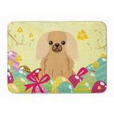 Caroline'S Treasures Easter Eggs Pekingnese Fawn Sable Machine Washable Memory Foam Mat Doormats, Multicolor