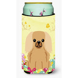 Caroline'S Treasures Easter Eggs Pekingnese Fawn Sable Tall Boy Beverage Insulator Hugger, Multicolor