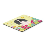 Caroline'S Treasures Easter Eggs Pekingese Black White Mouse Pad, Hot Pad Or Trivet, Multicolor, 7.75X9.25 (Bb6105Mp)