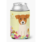 Caroline'S Treasures Easter Eggs Jack Russell Terrier Can Or Bottle Hugger, Can Hugger, Multicolor