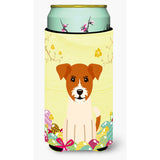 Caroline'S Treasures Easter Eggs Jack Russell Terrier Tall Boy Beverage Insulator Hugger, Multicolor