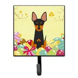 Caroline'S Treasures Easter Eggs English Toy Terrier Wall Hook, Small, Multicolor