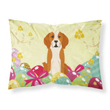 Easter Eggs English Foxhound Fabric Standard Pillowcase