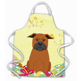 Caroline'S Treasures Easter Eggs Chinese Chongqing Dog Apron, Large, Multicolor